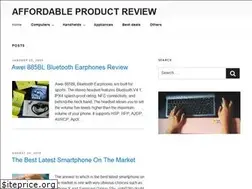 Sites similar to affordableproductreview.com