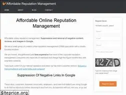 Sites similar to affordablereputationmanagement.com
