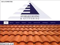 Sites similar to affordableroofing.com.au