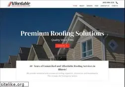 Sites similar to affordableroofing.net