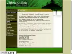 Sites similar to affordablesheds.us