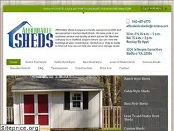 Sites similar to affordableshedscompany.com