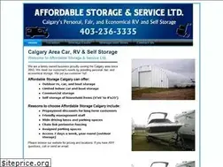 Sites similar to affordablestoragecalgary.com