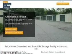 Sites similar to affordablestoragenc.com