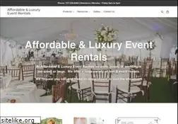 Sites similar to affordabletent.net