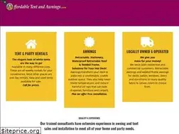 Sites similar to affordabletentandawnings.com