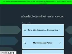 Sites similar to affordabletermlifeinsurance.com
