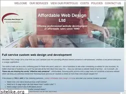 Sites similar to affordablewebnetwork.com