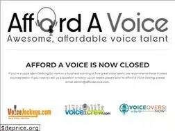 Sites similar to affordavoice.com
