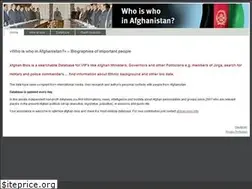 Sites similar to afghan-bios.info