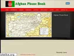 Sites similar to afghanphonebook.com