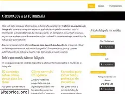 Sites similar to aficionadosalafotografia.com