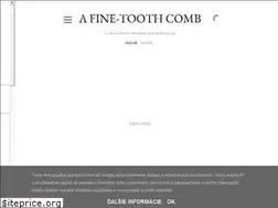 Sites similar to afine-toothcomb.blogspot.com