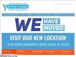 Sites similar to afirstchoicehealthcare.com