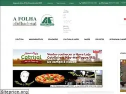 Sites similar to afolhadosul.com.br