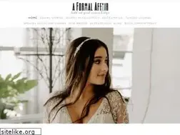 Sites similar to aformalaffair.net