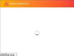 Sites similar to afrahevents.us