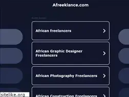 Sites similar to afreeklance.com