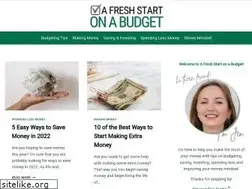 Sites similar to afreshstartonabudget.com