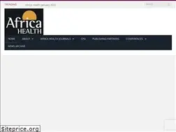 Sites similar to africa-health.com