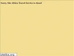 Sites similar to africa-travel-service.com