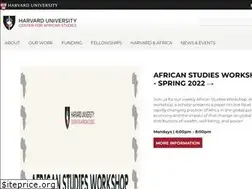 Sites similar to africa.harvard.edu