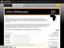 Sites similar to africabibliography.cambridge.org