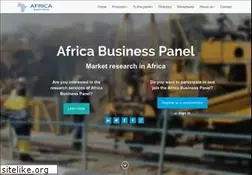 Sites similar to africabusinesspanel.com