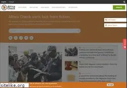 Sites similar to africacheck.org