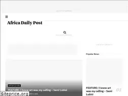 Sites similar to africadailypost.com