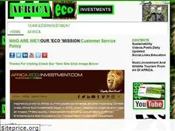Sites similar to africaecoinvestment.com