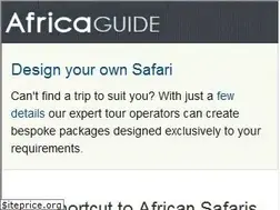 Sites similar to africaguide.com