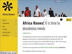 Sites similar to africaknows.eu