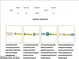 Sites similar to africaleadership.org