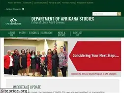 Sites similar to africana.uncc.edu