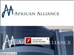Sites similar to africanalliance.com
