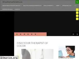 Sites similar to africanamericantherapists.com