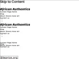 Sites similar to africanauthentics.com