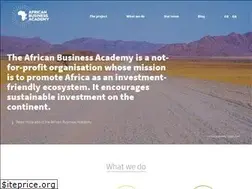 Sites similar to africanbusinessacademy.org