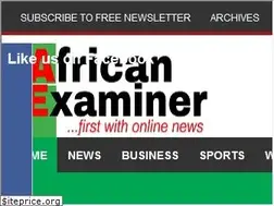 Sites similar to africanexaminer.com