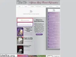 Sites similar to africangreys.com