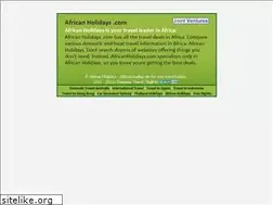 Sites similar to africanholidays.com
