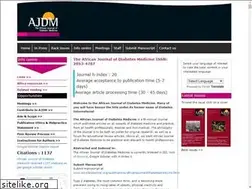 Sites similar to africanjournalofdiabetesmedicine.com