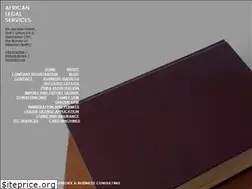 Sites similar to africanlegalservices.co.za