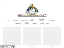 Sites similar to africanlovebirdsociety.org