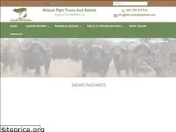 Sites similar to africanpipitsafaris.com