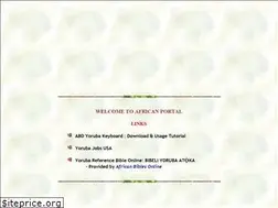 Sites similar to africanportal.net