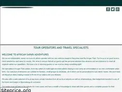 Sites similar to africansafariadventures.co.za
