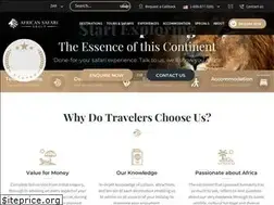 Sites similar to africansafarigroup.com