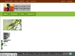Sites similar to africansafaristyle.com